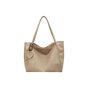 UNITE STAR PU Soft Leather Tote Bag Shopping Bag Shoulder Bags Women's Coffee/Dark Tea/Ecru