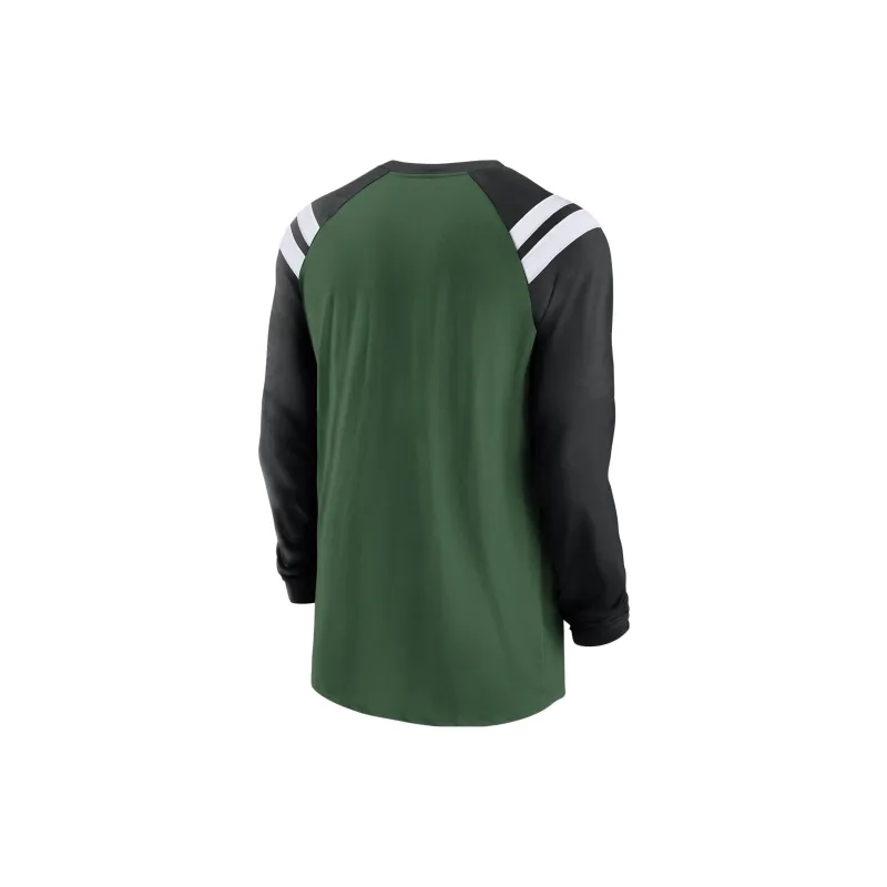Nike x NFL Collaboration New York Jets Classic Arc Fashion T-Shirt Men's Green Black-1