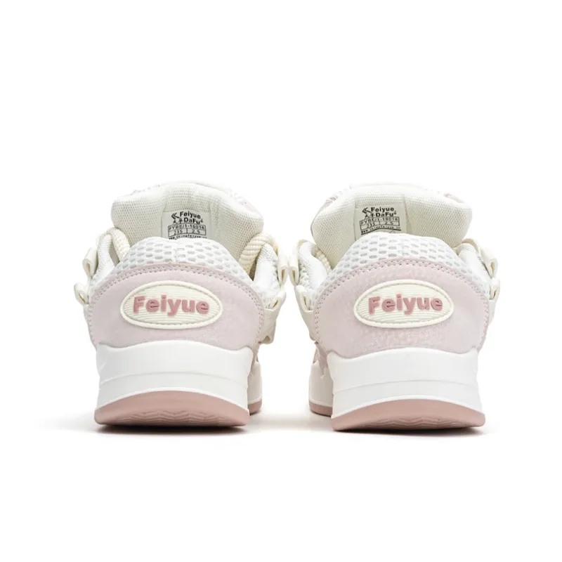 Dafu Leaps Forward Puffy Shoes Low Top Skateboard Shoes Women's White-8