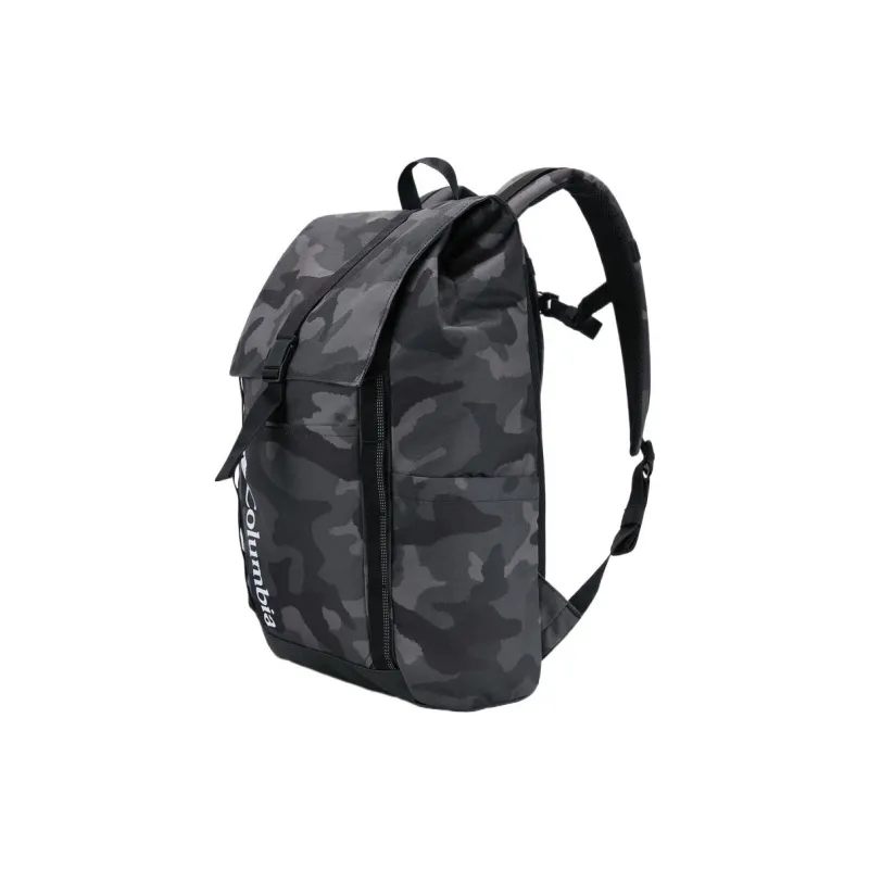 Columbia Fabric Travel Backpack Regular Unisex Camouflage Black-1