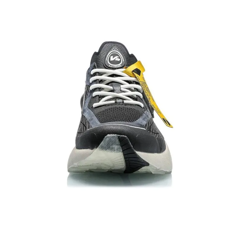 PFW X LiNing V8 1.5 Men's Running Shoes - Black/Gray-4