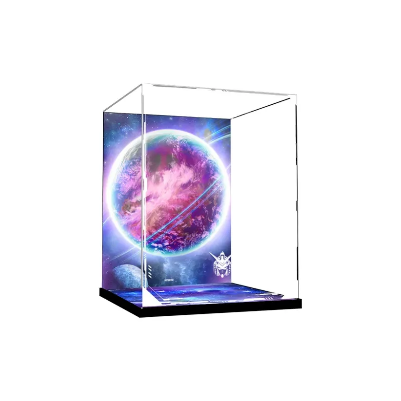 KGBOX For Bandai Gundam Freedom Gundam Bleach Hobby Model, Transparent Acrylic Display Case Model Accessories-0