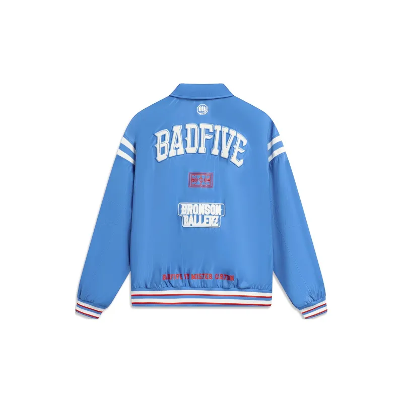 LiNing x MISTER CARTOON Collaboration Jacket Men's Deep Luminous Blue-1