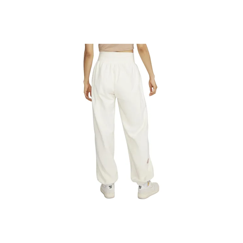 Nike Naomi Osaka Phoenix Fleece Knitted Sports Pants Women's Ivory White-1