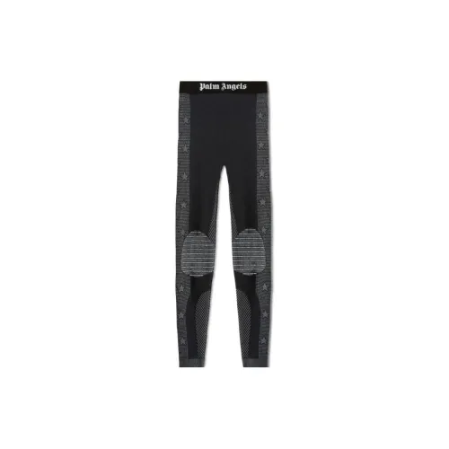 PALM ANGELS Monogram-appliqué Base Layer Ski Bottoms