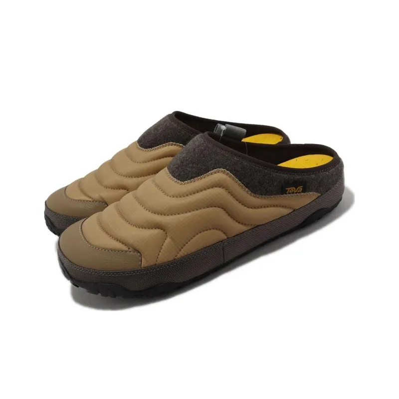Teva ReEmber Terrain Wrap toe Slippers Men's Yellow Brown-3
