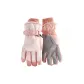 Touchscreen Women's-Thickened and Fleece-Lined Starlight Pink