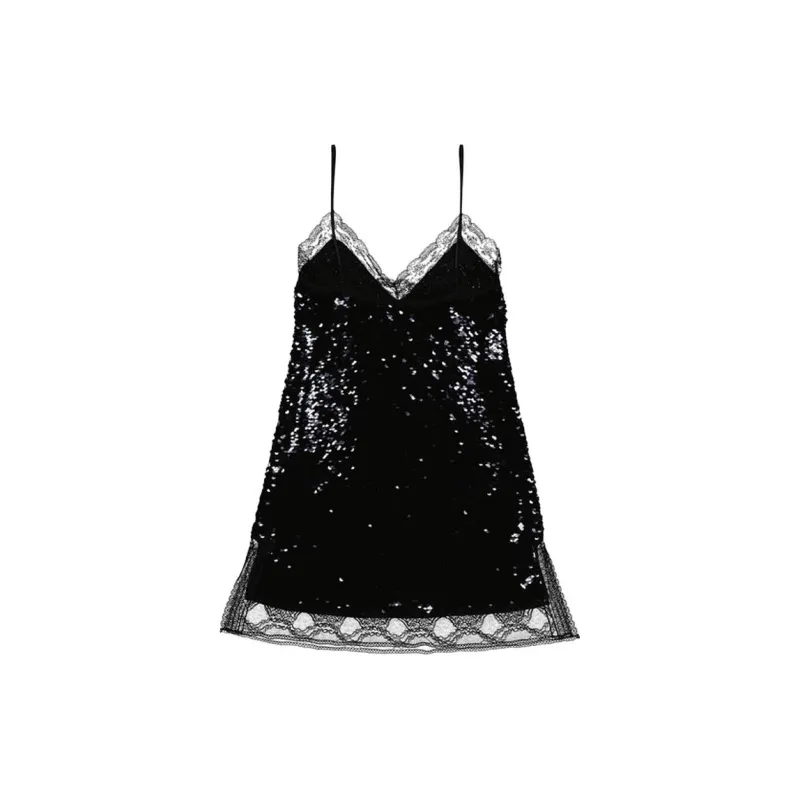 Burberry Slip Dresses Women's Black-1