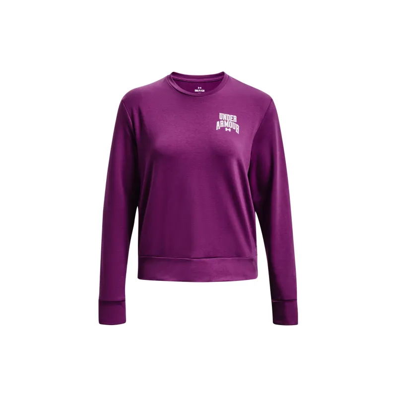 Under Armour Rival Terry Sweatshirt Women's Purple-1