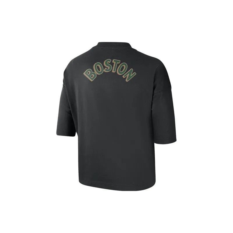 Nike Boston Celtics 2023/24 City Edition Women's Nike Nba Courtside Boxy T Shirt-1