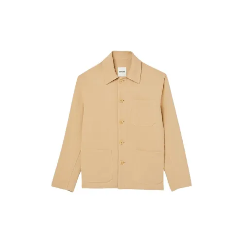 Sandro Jackets Men Apricot Cream