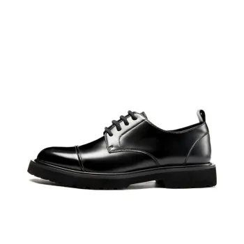 AOKANG Dress Shoes Men Mid Top Black/Gray/Red