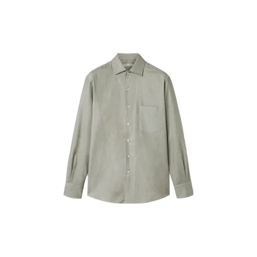 Loro Piana Shirts Men Gray