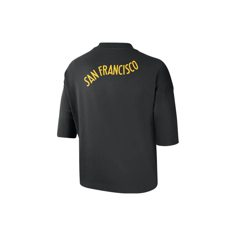 Nike Golden State Warriors 2023/24 City Edition Women's Nike Nba Courtside Boxy T Shirt-1