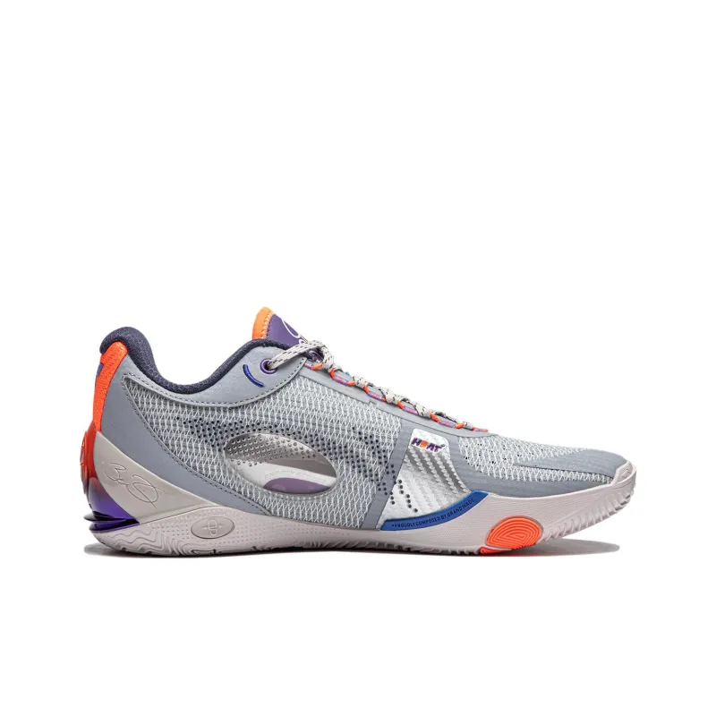 LiNing Wade 808 3 Ultra Cushioned Slip-Resistant Low-Top Basketball Shoes Men's Space Gray-1