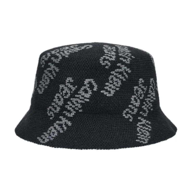 CALVIN KLEIN Blended Material Bucket Hats Men's Black-1