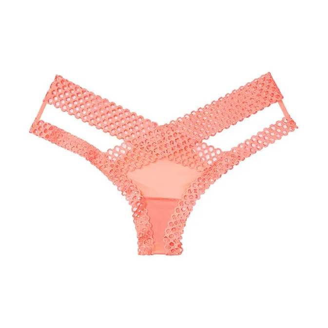 VICTORIA'S SECRET Underpants Women's 1 Pack Peach Pink-1