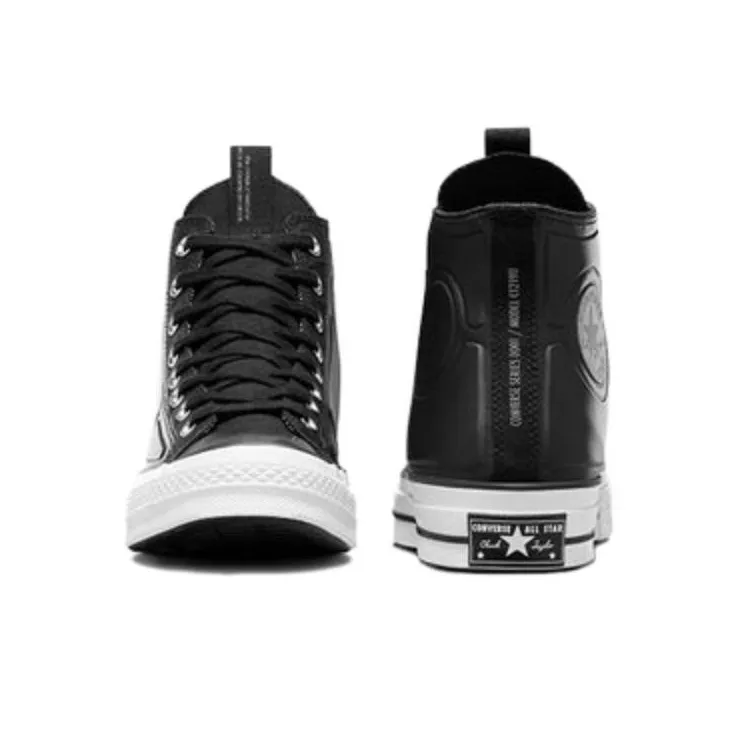 Converse Chuck 70 Anti Slip And Wear Resistant Breathable High Top Canvas Shoes Unisex Black-4