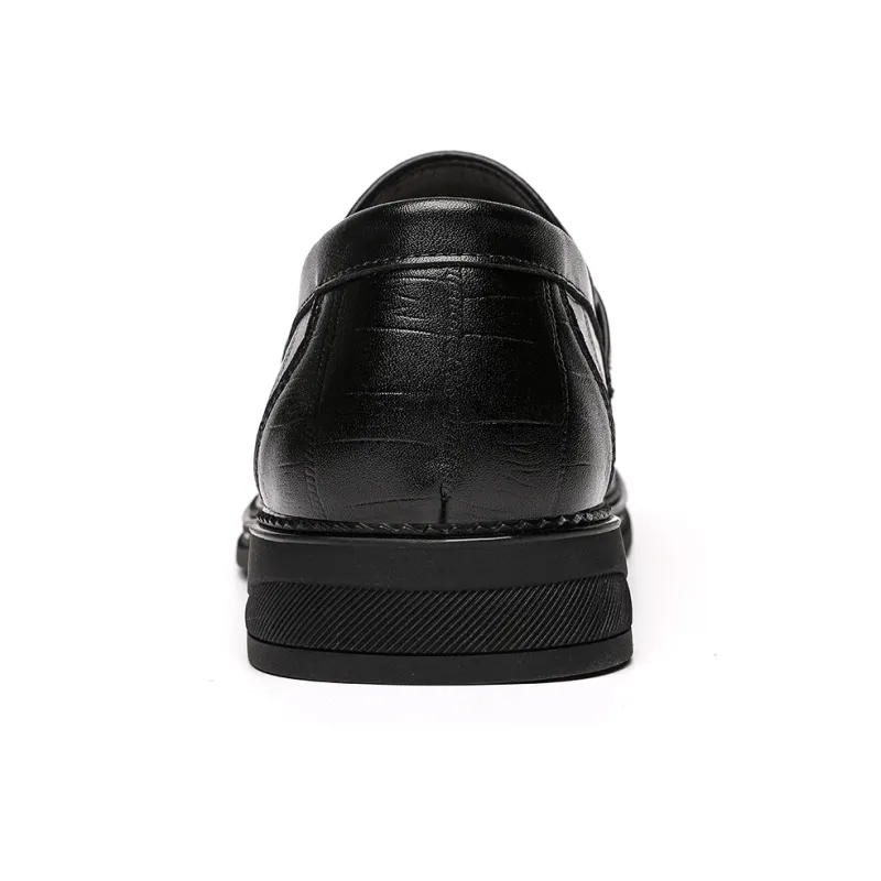 CHINT Loafers Men Low Top Black-3