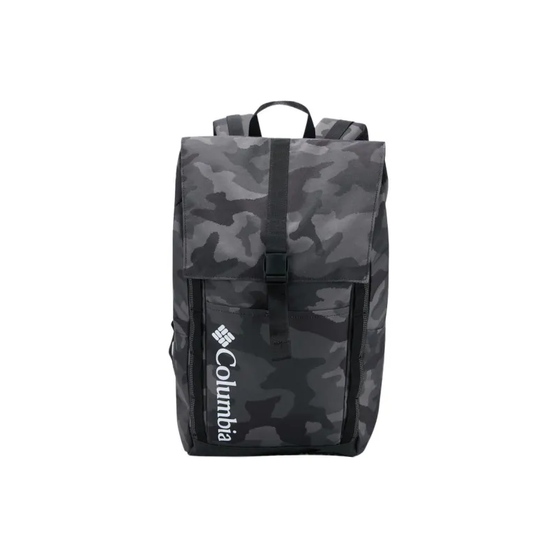 Columbia Fabric Travel Backpack Regular Unisex Camouflage Black-0