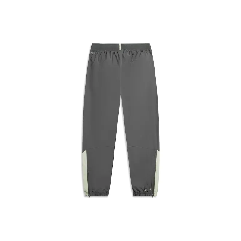 LiNing Badfive Seven Cities Alliance Knitted Sports Pants Men's Agarwood Black Ecru-1
