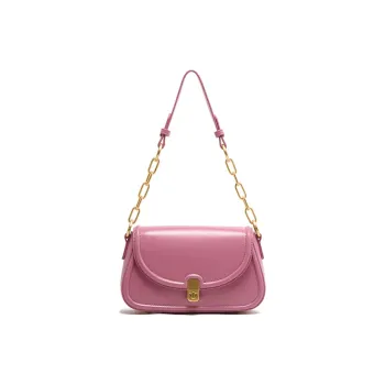 MICOCAH PU Crossbody Bag Shoulder Bag Regular Women's Plum Pink/Silk Mist White/Dark Chocolate
