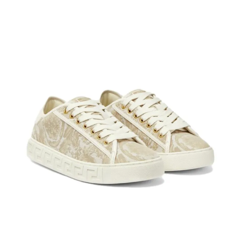 VERSACE Barocco Greca Jacquard Sneakers-2