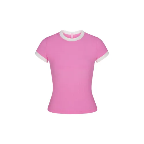 Skims T-Shirts Women's Blush/Cheek Color