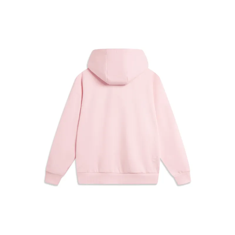 LiNing x YINGXIONGLIANMENGPOLUO LIANMINGKUAN Sweatshirt Unisex Light Pink-1