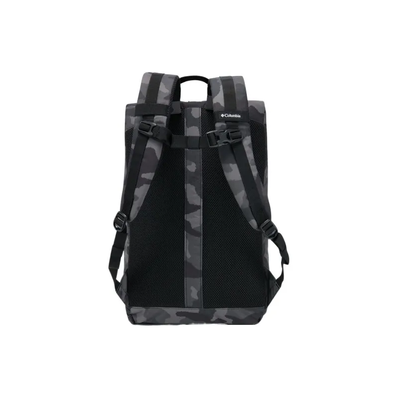Columbia Fabric Travel Backpack Regular Unisex Camouflage Black-2