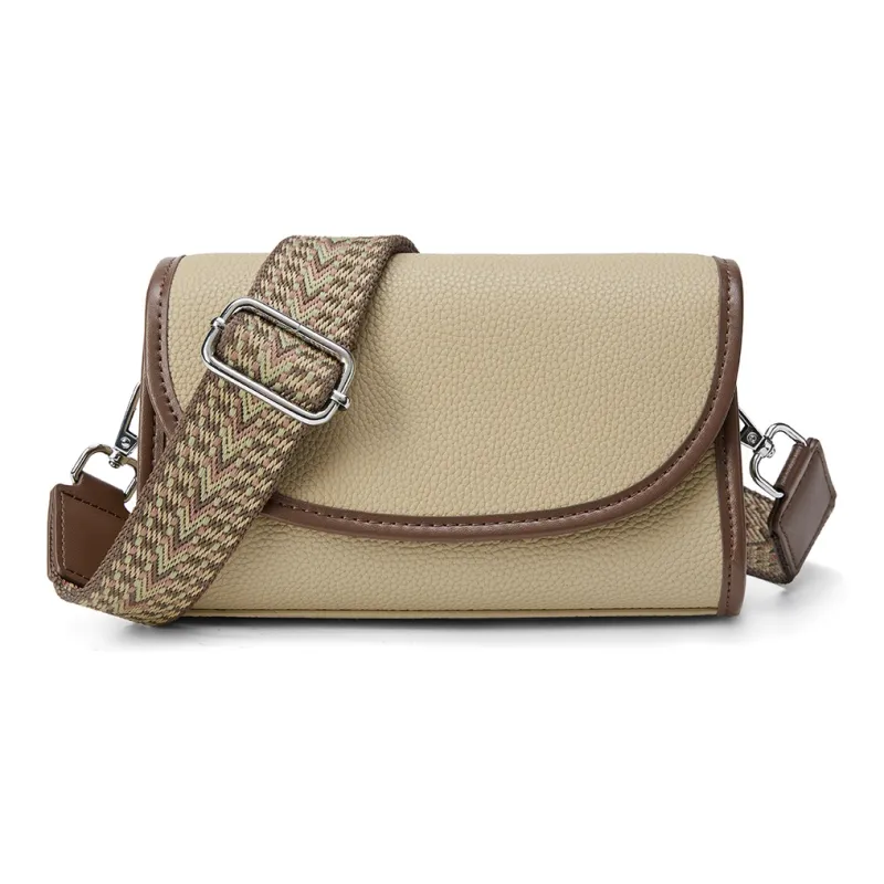 ST&SAT Cow Leather Laptop Bag Crossbody Bag Small Square Bag Small Size Women's Multicolor-0