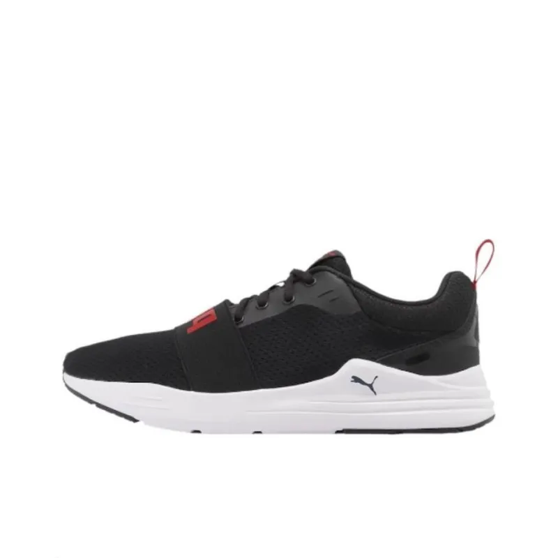 PUMA Wired Run 'Black High Risk Red'-0