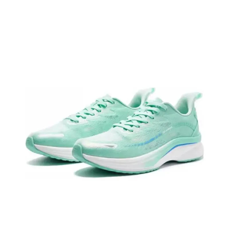 QIAODAN Rapid 1.0 Cushioning Anti Slip And Wear Resistant Low Top Running Shoes Men's Green-2