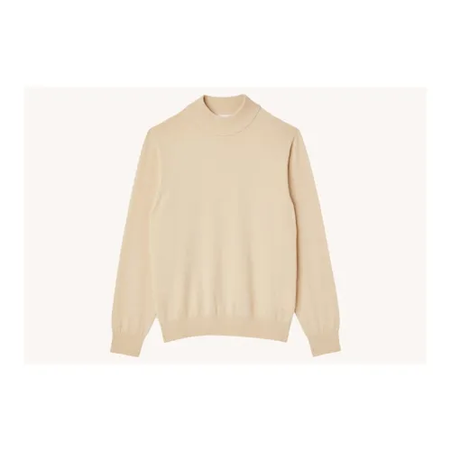 Sandro Cashmere Sweaters Men Milk White