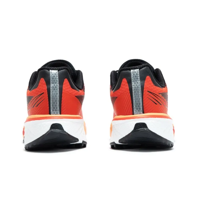 361° Rain Screen Cushioned Wear Resistant Water Resistant Low Top Running Shoes Men's Red Orange-3