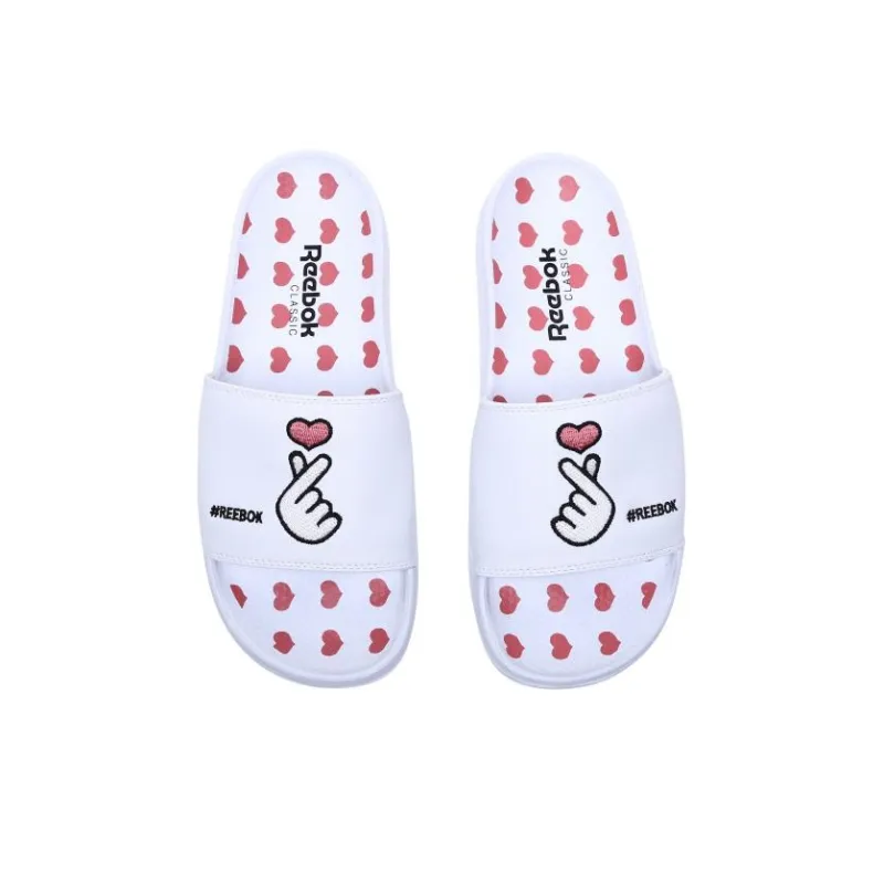 Reebok Classic Love White Slippers-2