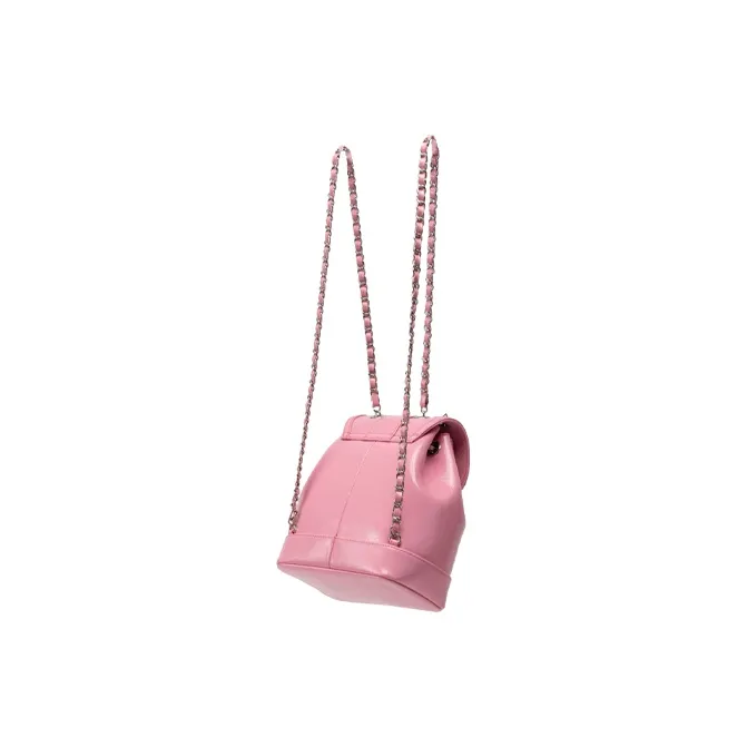 CARDINAL RED Cow Leather Backpack Regular Women's Pink-2