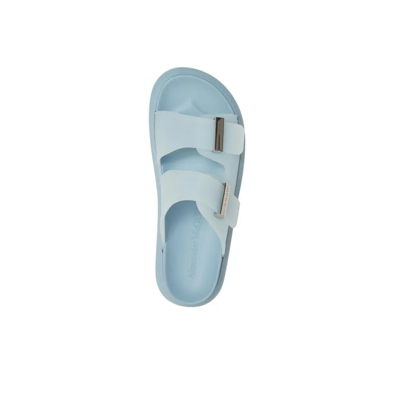 Alexander McQueen Buckle-Detailed Slip-On Sandals Women's-4