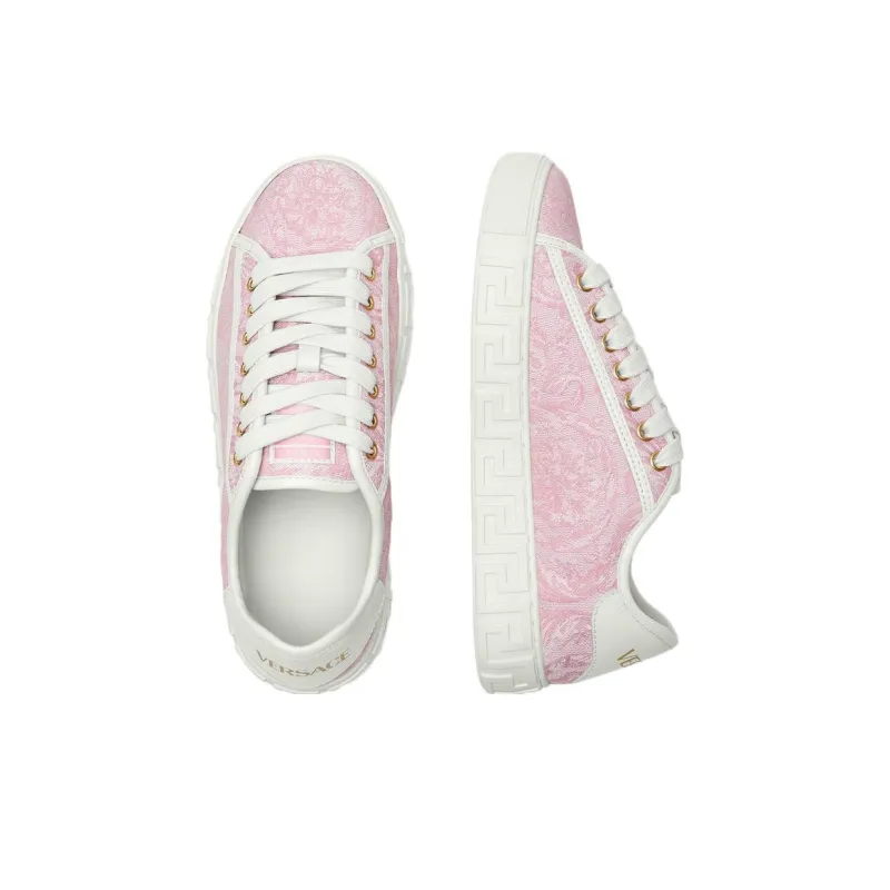 VERSACE Barocco Greca Jacquard Sneakers-3