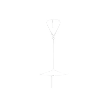 Swarovski Skims Stainless Steel Body Chains Women's Silver