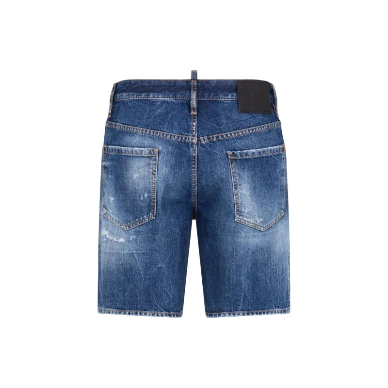 DSQUARED 2 Distressed Denim Shorts-1