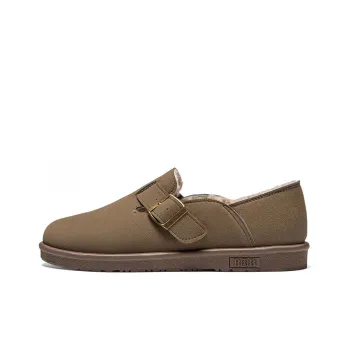 RENBEN Warm And Wear Resistant Low Top Casual Shoes Women's Brown Green