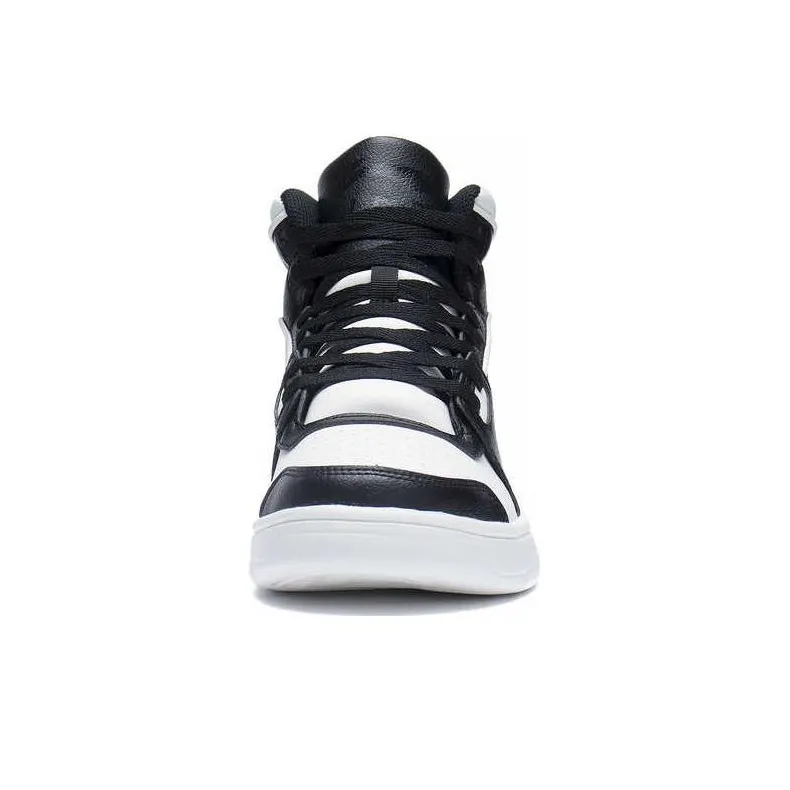 LINING Skateboard Shoes Women's High Top Black-2