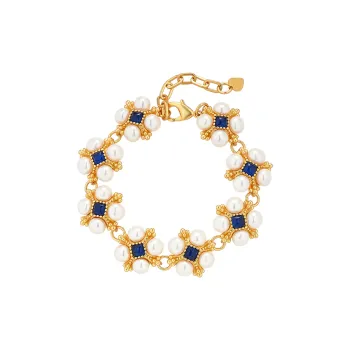 Loyc Freshwater Pearl Pearl Bracelets Women's Champagne Gold