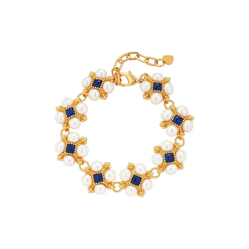 Loyc Freshwater Pearl Pearl Bracelets Women's Champagne Gold-0