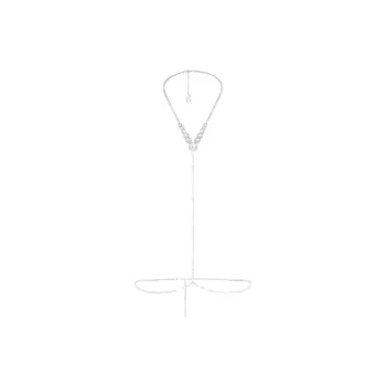 Swarovski Skims Body Chains Women's Silver