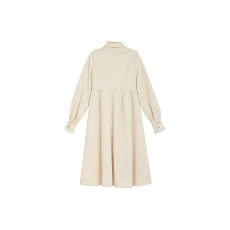 SNBL Long Sleeved Dresses Women's Apricot Dress-1