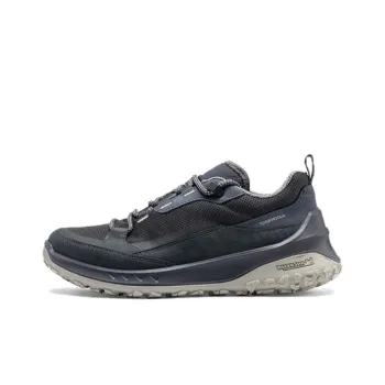Ecco Cushioning Wear Resistant Low Top Outdoor Shoes Women's Gray