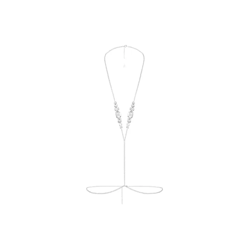 Swarovski X Swarovski V Body Chain-0