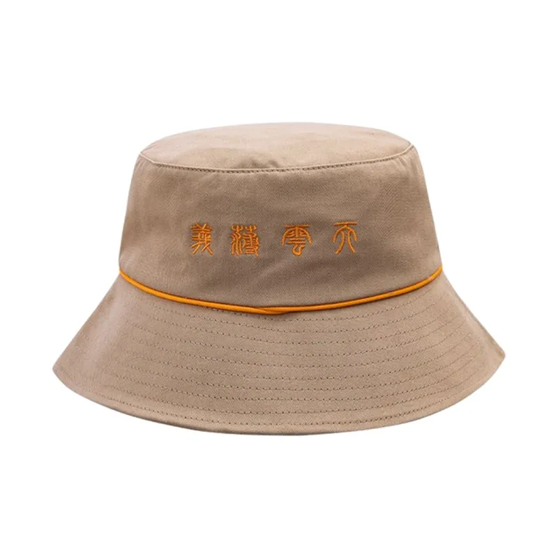 Erke Bucket Hats Unisex Light Camel-2